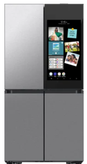 Samsung BESPOKE RF29DB9900QD 36 Inch Smart 4-Door Flex™ French Door Refrigerator with 29 cu. ft. Capacity, AI Family Hub+™, AI Vision Inside™, FlexZone, Beverage Center™, Auto Open Door, Dual Ice Maker, ADA Compliant, and ENERGY STAR®