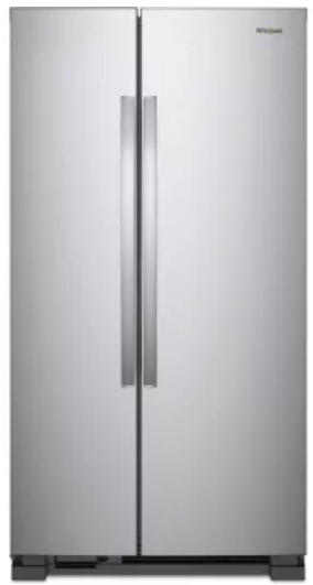 Whirlpool WRS312SNHM 33 Inch Freestanding Side by Side Refrigerator with 21.72 Cu. Ft. Total Capacity