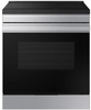 Samsung BESPOKE NSI6DG9100SR 30 Inch Slide-In Induction Smart Range with 4 Elements, 6.3 cu. ft. Oven Capacity, Sync Burner, Storage Drawer, Self & Steam Clean, Sabbath Mode, ADA Compliant and ENERGY STAR®: Stainless Steel