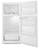 Amana ART104TFD(W/B) 28 Inch Top-Freezer Refrigerator with 14.3 Cu. Ft. Total Capacity, 2 Full-Width Adjustable Wire Shelves, 3 Door Bins, Gallon Storage, Dairy Compartment, Reversible Door and Optional Icemaker