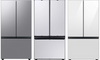 Samsung Panel Ready Refrigerator | Bespoke 36 Inch Counter-Depth Freestanding French Door Smart Refrigerator with 24 cu. ft. RF24BB6600(AP/QL/12)