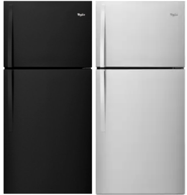 Whirlpool - 19.2 Cu. Ft. Top-Freezer Refrigerator WRT549SZD(B/M)