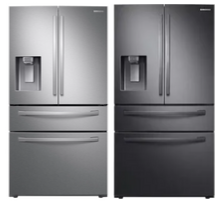 Samsung - 27.8 cu. ft. 4-Door French Door Smart Refrigerator with Food Showcase -RF28R7351S(G/R)