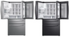 Samsung - 27.8 cu. ft. 4-Door French Door Smart Refrigerator with Food Showcase -RF28R7351S(G/R)