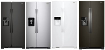 Whirlpool 33 Inch Freestanding Side by Side Refrigerator with 21.4 Cu. Ft. Total Capacity WRS321SDH(V/B/Z/W)