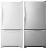 Whirlpool 33 Inch Bottom-Freezer Refrigerator with FreshFlow Preserver WRB322DMB(M/W)