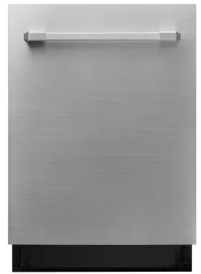 Dacor Professional DDW24T998US 24 Inch Built-In Dishwasher with 14 Place Settings, 7 Programs, 44 dBA Noise Level, Auto Door Open, Hidden Touch Controls, Cutlery Basket, Leakage Sensor, AutoRelease and Zone Booster: Stainless Steel