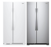 Whirlpool 36 Inch Freestanding Side by Side Refrigerator with 25.07 Cu. Ft. Total Capacity WRS315SNH(M/W)