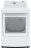 LG DLE7150W 27 Inch Electric Dryer with 7.3 Cu. Ft. Capacity, 8 Dryer Programs, Sensor Dry, Dial-A Cycle™ Knob, FlowSense™ Duct Clogging Indicator, and Energy Star Certified: White