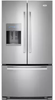 Whirlpool Gold  Refurbished GI6FARXXF 25.5 cu. ft. French Door Refrigerator with SpillGuard Glass Shelves, Accu-Chill, Fast Cool, Energy Star Qualified, Tap Touch Controls and External Ice/Water Dispenser: Monochromatic Satina Steel