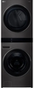 LG WKEX300HBA 27 Inch Smart Electric Single Unit WashTower with 5.0 cu. ft. Washer Capacity, 7.4 cu. ft. Dryer Capacity, AI Sensor Dry, TurboSteam®, Allergiene® Cycle, TurboWash® 360, ezDispense® Dispenser, and ENERGY STAR® Certified