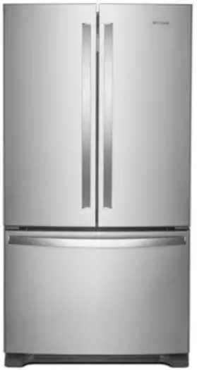 Whirlpool WRF540CWHZ 36 Inch Counter Depth French Door Refrigerator with 20 Cu. Ft. Capacity