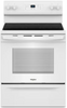 Whirlpool WFES3330RW 30 Inch Freestanding Electric Range with 5 Elements, 5.3 cu. ft. Oven Capacity, FlexHeat™ Dual Elements, Warm Zone, Storage Drawer, No Preheat Mode and Steam Clean: White