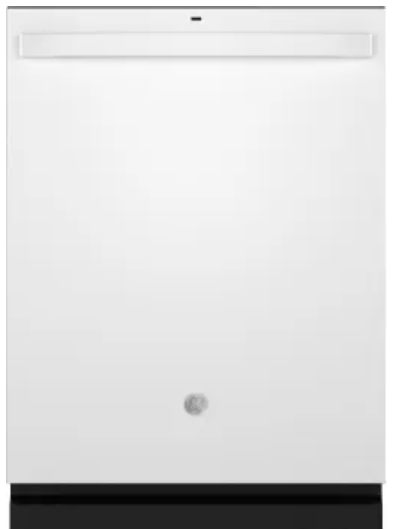 GE GDT670SGVWW 24 Inch Fully Integrated Dishwasher with 16 Place Settings, 3-Level Wash, Dry Boost™ Technology, Piranha Hard Food Disposer, Third Rack, Silverware Jets, Child Lock, Stainless Steel Interior, Sabbath Mode and ENERGY STAR® Qualified: White