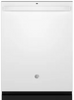 GE GDT670SGVWW 24 Inch Fully Integrated Dishwasher with 16 Place Settings, 3-Level Wash, Dry Boost™ Technology, Piranha Hard Food Disposer, Third Rack, Silverware Jets, Child Lock, Stainless Steel Interior, Sabbath Mode and ENERGY STAR® Qualified: White