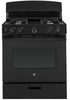 GE - 4.8 Cu. Ft. Freestanding Gas Range - Black JGBS30DEKBB