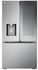 LG LRYKC2606S 36 Inch Counter-Depth MAX™ Smart French Door Refrigerator with 26 Cu. Ft. Capacity, 4 Split Shelves, UVnano™ Dispenser, 3 Ice Maker, and ADA Compliant: PrintProof™ Stainless Steel