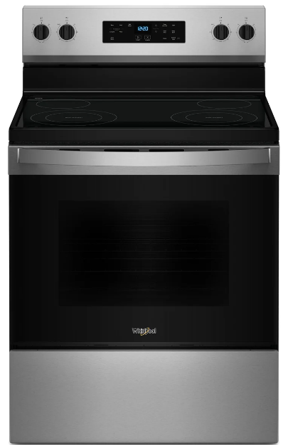 Whirlpool 30 Inch Electric Freestanding Range : Stainless Steel WFES3530RS