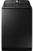 Samsung - 5.2 Cu. Ft. High-Efficiency Smart Top Load Washer with Super Speed Wash - Brushed Black WA52DG5500AV