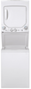 GE Unitized Spacemaker® 2.3 cu. ft. Capacity Washer with Stainless Steel Basket and 4.4 cu. ft. Capacity Electric Dryer GUD24ESSMWW