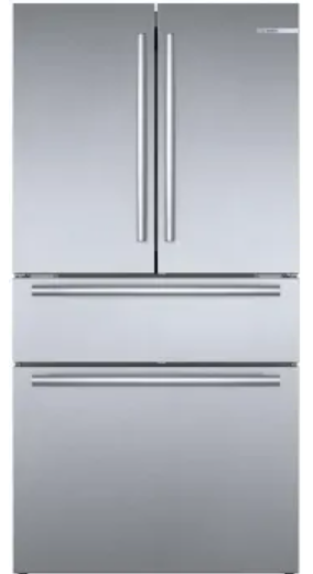 Bosch 800 Series B36CL80SNS 36 Inch Counter Depth French Door Smart Refrigerator with 20.5 Cu. Ft. Capacity