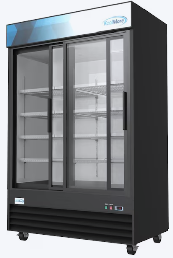 Koolmore commercial glass door display refrigerator merchandiser hotsell