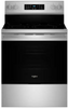 Whirlpool - 5.3 Cu. Ft. Freestanding Single Electric Range with Steam Air Fry and Air Baking - Stainless Steel WFES5030RZ