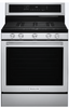 KitchenAid 30-in 5 Burners 5.8-cu ft Self-cleaning Convection Oven Freestanding Natural Gas Range (Stainless Steel with Printshield Finish) KFGG504KPS