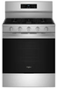 Whirlpool WFGS5030RZ 30 Inch Freestanding Gas Range with 5 Sealed Burners, 5.0 cu. ft. Convection Oven, SpeedHeat™ Burner, Griddle Zone, Storage Drawer, Air Cooking, No Preheat Air Fry, and Self Clean: Fingerprint Resistant Stainless Steel