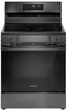 Frigidaire FCRE3083AD 30 Inch Freestanding Electric Range with 5 Elements, 5.3 cu. ft. Convection Oven, EvenTemp™ Element, Storage Drawer, Air Fry, and Self Clean: Black Stainless Steel