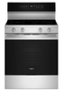 Whirlpool WFES7530RZ 30 Inch Freestanding Electric Smart Range with 5 Radiant Elements, 5.3 cu. ft. Convection Oven, FlexHeat™ Dual Element, Griddle Zone, Air Cooking, Storage Drawer, and Self+Steam Clean: Stainless Steel