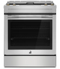 JennAir Rise JES1750ML 30 Inch Slide-In Downdraft Electric Range with 4 Elements, 6.2 cu. ft. Oven Capacity, True Convection, Die-Cast Metal Knobs, Halogen Lighting, AquaLift® Self-Cleaning, Emotive Controls, Air Fry, Glide Rack, and ADA Compliant