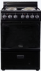 Premium Levella 24-in 4 Burners 2.7-cu ft Freestanding Electric Range (Black with Mirrored Glass Door) PRE2427GB