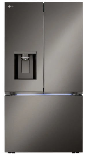 LG LRYXC2606D 36 Inch Counter-Depth MAX™ Freestanding French Door Smart Refrigerator with 26 Cu. Ft. Capacity, CoolGuard™, Glide N' Serve™, Wi-Fi, Smart Diagnosis, 3 Built-in Ice Maker, UVnano™ Dispenser, ENERGY STAR® Qualified, and ADA Compliant