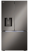 LG LRYXC2606D 36 Inch Counter-Depth MAX™ Freestanding French Door Smart Refrigerator with 26 Cu. Ft. Capacity, CoolGuard™, Glide N' Serve™, Wi-Fi, Smart Diagnosis, 3 Built-in Ice Maker, UVnano™ Dispenser, ENERGY STAR® Qualified, and ADA Compliant