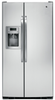 GE® ENERGY STAR® 25.4 Cu. Ft. Side-By-Side Refrigerator with Dispenser GSHL5KGXLS REFURBISHED