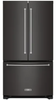 KitchenAid KRFC136RBS 36 Inch Freestanding Counter-Depth French Door Refrigerator with 20 Cu. Ft. Total Capacity, Interior Water Dispenser, Ice Maker, Spill-Resistant Framed Shelves, Wood-Look Nesting Shelf, Ultra-Bright LED Lighting