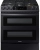 6.3 cu. ft. Flex Duo™ Front Control Slide-in Dual Fuel Range with Smart Dial, Air Fry, and Wi-Fi in Black Stainless Steel NY63T8751SG/AA