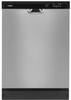 Whirlpool WDF332PAMS 24 Inch Full Console Dishwasher with 12 Place Setting, 3 Wash Cycles, 59 dBA, PVC Coated Racks, Plastic Tub, Heated Dry, Quick Wash, Energy Star®, and Star K: Stainless Steel