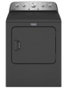 Maytag - 7.0 Cu. Ft. Gas Dryer with Steam Enhanced Cycles - Volcano Black MGD5430PBK