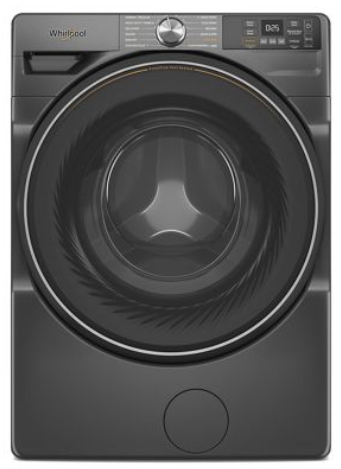 Whirlpool WFW5720RU 27 Inch Smart Front Load Washer with 4.5 cu. ft Capacity, FreshFlow™ Vent System, Dry Drum Cycle, FanFresh® Option, Antimicrobial Protection, AI Intelligent Wash, Quick Wash & Dry, Whirlpool® App, Family Share, Sanitize, Steam