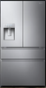 Hisense PureFlat Standard-Depth 25.6-cu ft 4 -Door Smart Compatible French Door Refrigerator with Ice Maker with Water and Ice Dispenser ( Stainless steel ) ENERGY STAR Certified HRM260N6TSE