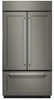 KitchenAid KBFN502EPA 42 Inch French Door Refrigerator with 24.2 cu. ft. Capacity, 4 Glass Shelves, Preserva Food Care System, Automatic Ice Maker, Platinum Interior, LED Lighting, SatinGlide® Cripers Sabbath Mode, and ENERGY STAR® Qualified: Panel Ready