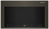 KitchenAid KMMF530PBS 30 Inch Multifunction Over-the-Range Smart Microwave Oven with 1.1 Cu. Ft. Capacity, 3-Speed 400 CFM Blower, 1800 Watts, 10 Power Levels, One Touch Cooking, WiFi Capable, Centrifugal Blower, Flush Built-In Design Black Stainless