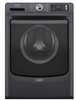 Maytag MFW7020RF 27 Inch Smart Pet Pro Front Load Washer with 5.0 cu. ft. Capacity, 1150 RPM, 12 Wash Cycle, Steam Option, Sanitize Cycle, Drum Light, Auto Sensing and Energy Star Certified:Midnight Steel
