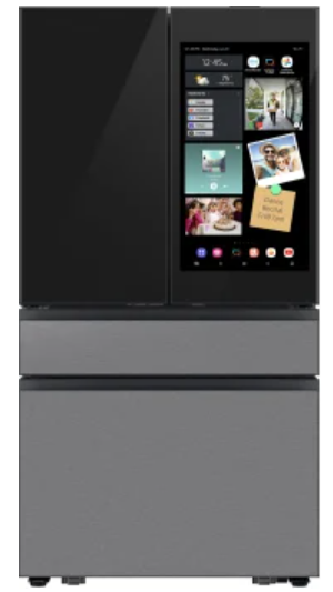 Samsung BESPOKE RF90F29AECR 36 Inch Smart 4-Door French Door Refrigerator with 28.6 cu. ft. Capacity, Beverage Center™, FlexZone™ Drawer, Family Hub™+, Wi-Fi Enabled, Dual Ice Maker, Door Alarm, Auto Open Door, Slide-In Shelf