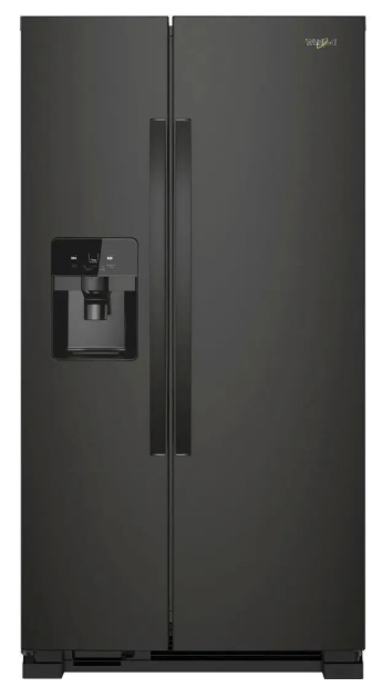 Whirlpool 36 Inch Freestanding Side by Side Refrigerator with 24.51 Cu. Ft. Total Capacity (WRS555SIHB)
