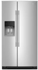 KitchenAid KRSF536RPS 36 Inch Freestanding Side-by-Side Refrigerator with 28.7 cu. ft. Capacity, Exterior Ice and Water Dispenser, Sabbath Mode, and Energy Star® Certified