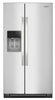 Whirlpool WRSF6536RZ 36 Inch Freestanding Side-by-Side Refrigerator with 28 cu. ft. Capacity, Adjustable Glass Shelves, Pantry Drawer, Gallon Door Bins, TruCool™ System, In-Door Ice & Water, and ADA Compliant