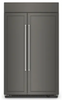 KitchenAid Built-in Side-by-Side Refrigerator - 30 cu ft - Panel  Ready- KBSN708MPA